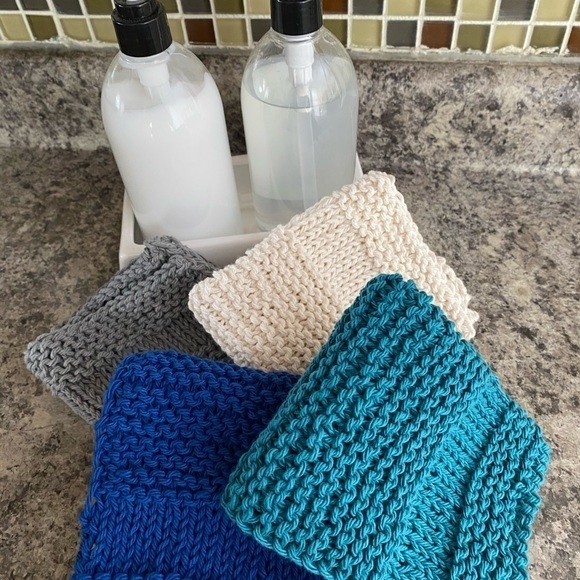 Handmade Eco-friendly 100% Cotton dishcloth - Picture 6 of 6